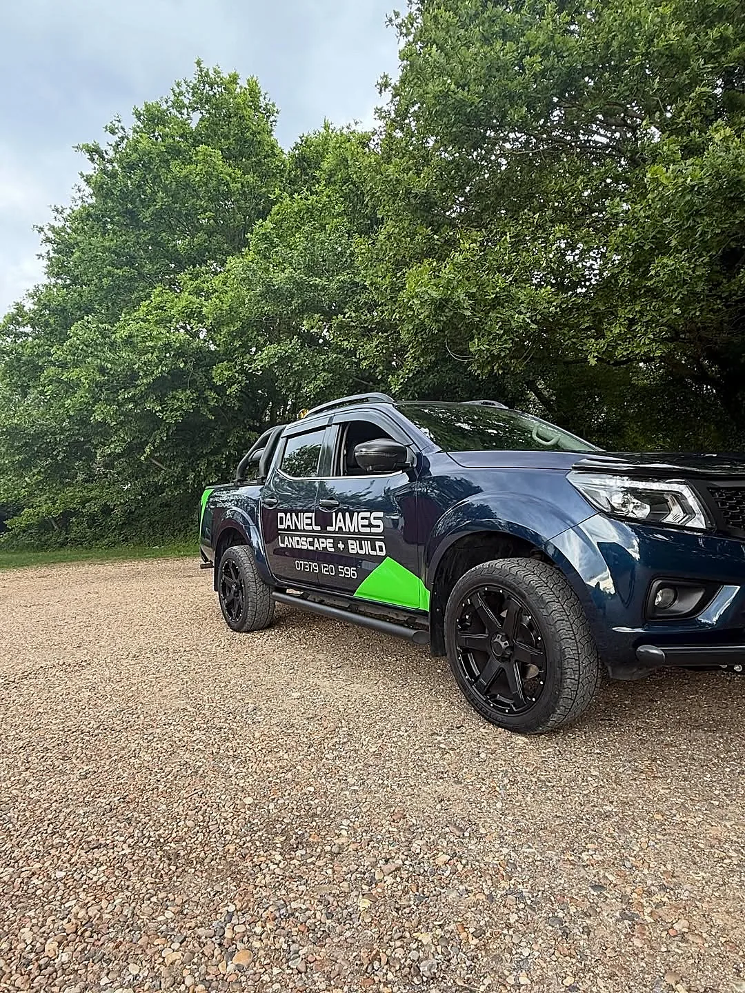 The Daniel James Landscape and Build truck